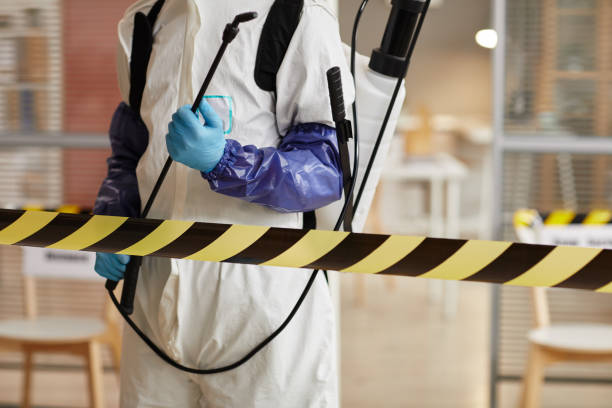 Professional Biohazard Cleanup technician working in Mclean, NE
